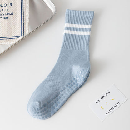 Women's Non-Slip Pilates Grip Socks with Cotton Blend