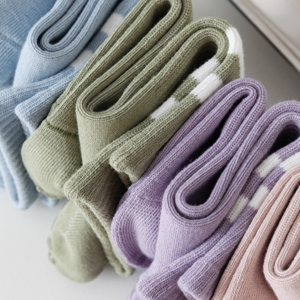 Women's Non-Slip Pilates Grip Socks with Cotton Blend
